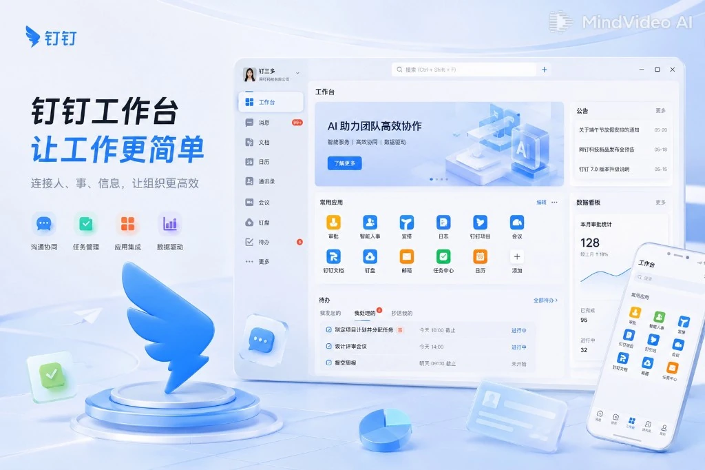 钉钉网页版智能摘要与会议纪要